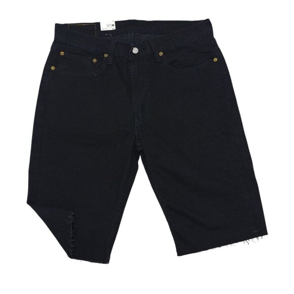 Levi's Men's W34 Black Distressed Denim Shorts, NWT. - Picture 4 of 6